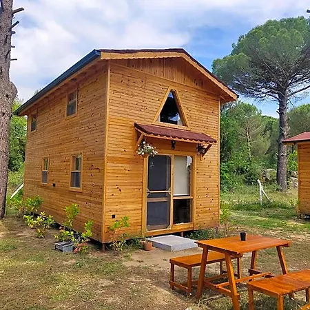 Badece Farm Yellow House بيت خشبي برغاما